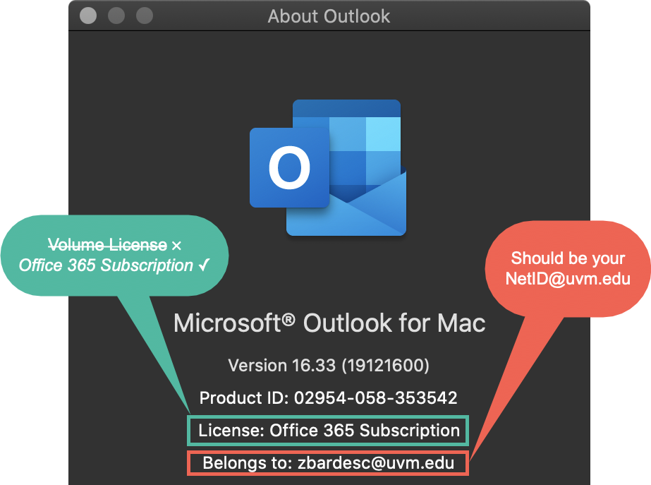 view version of office for mac